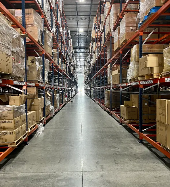 A Warehouse Management System for large inventories.